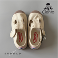 Load image into Gallery viewer, <Cienta>T strap shoes brown sole - Sand A77997