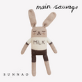 Load image into Gallery viewer, <Main Sauvage>Bunny knit toy - Milk bunny knit toy