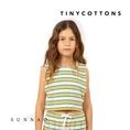 갤러리 뷰어로 이미지로드, <TINYCOTTONS>STRIPES MULTICOLOR SLEEVELESS TEE(2-8Y)-TINYCOTTONS-SUNNAO