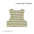 갤러리 뷰어로 이미지로드, <TINYCOTTONS>STRIPES MULTICOLOR SLEEVELESS TEE(2-8Y)-TINYCOTTONS-SUNNAO