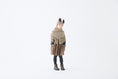Gallery viewerに画像を読み込む, <eLfinFolk> Nep Yarn Rib knit cape - brown