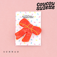 Load image into Gallery viewer, <COUCOU SUZETTE> RED BOW HAIR CLIP-COUCOU SUZETTE-SUNNAO
