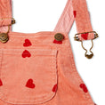 Gallery viewerに画像を読み込む, <Dotty dungaree> Heart Print Corduroy Dungarees(2-7Y)-Dotty dungaree-SUNNAO