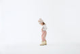 갤러리 뷰어로 이미지로드, <eLfinFolk> Castle town print Suspenders Pants - salmon pink