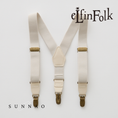 Load image into Gallery viewer, <eLfinFolk> eLfin Suspenders - ivory