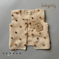 갤러리 뷰어로 이미지로드, <Babytoly>Sunnao×Babytoly - Popcorn Vest - BROWNISH-Babytoly-SUNNAO