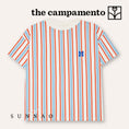 Gallery viewerに画像を読み込む, <The Campamento> Biocolor stripe T-shirt