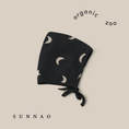 Load image into Gallery viewer, <Organic zoo> Charcoal Midnight Pixie Bonnet(0M-2Y)-Organic zoo-SUNNAO