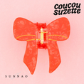 Load image into Gallery viewer, <COUCOU SUZETTE> RED BOW BIG HAIR CRAW-COUCOU SUZETTE-SUNNAO