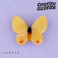 갤러리 뷰어로 이미지로드, <COUCOU SUZETTE> YELLOW BUTTERFLY HAIR CLIP-COUCOU SUZETTE-SUNNAO