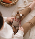 Load image into Gallery viewer, <Main Sauvage>Teddy knit toy - Siena plaid shirt
