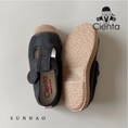 Load image into Gallery viewer, <Cienta>T strap shoes brown sole - Negro A77997