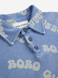 Load image into Gallery viewer, <BOBO CHOSES>Wavy Bobo Choses all over waffle polo shirt(2-7Y)-BOBO CHOSES-SUNNAO