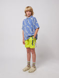 Load image into Gallery viewer, <BOBO CHOSES>Wavy Bobo Choses all over waffle polo shirt(2-7Y)-BOBO CHOSES-SUNNAO