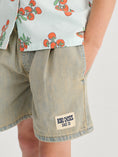 갤러리 뷰어로 이미지로드, <BOBO CHOSES> Bobo Choses Since 09 denim bermuda shorts
