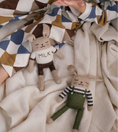갤러리 뷰어로 이미지로드, <Main Sauvage>Bunny knit toy - Olive overalls