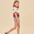 Load image into Gallery viewer, <Birinit Petit> Miranda stripes shorts(3-6Y)-Birinit Petit-SUNNAO