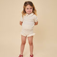 갤러리 뷰어로 이미지로드, <Birinit Petit> Ivory openwork bloomer short(12M-2Y)-Birinit Petit-SUNNAO