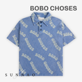 갤러리 뷰어로 이미지로드, <BOBO CHOSES>Wavy Bobo Choses all over waffle polo shirt