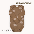 Load image into Gallery viewer, <STUDIO BOHEME PARIS> WOODY BODYSUIT - MOCHA / DOGS