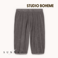 Load image into Gallery viewer, <STUDIO BOHEME PARIS> PORGY PANTS - GREY FLANNEL