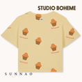 Gallery viewerに画像を読み込む, 【予約】<STUDIO BOHEME PARIS> T-SHIRT FLOW - LEMON CREAM / BRIOCHE PARISIENNE - DROP1