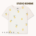 Load image into Gallery viewer, 【予約】<STUDIO BOHEME PARIS> TSHIRT ESSENTIAL - SAND / LEMON - DROP2