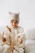 Load image into Gallery viewer, <Bambolina>Classic Kitty bonnet - BEIGE-Bmbolina-SUNNAO