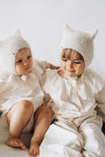 Load image into Gallery viewer, <Bambolina>Classic Kitty bonnet - IVORY-Bmbolina-SUNNAO
