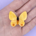 갤러리 뷰어로 이미지로드, <COUCOU SUZETTE> YELLOW BUTTERFLY HAIR CLIP-COUCOU SUZETTE-SUNNAO