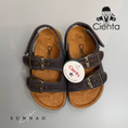 Gallery viewerに画像を読み込む, <Cienta>Double strap sandal - NEGRO 1060777