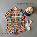 Load image into Gallery viewer, <BOBO CHOSES> Multicolor Bobo Choses woven shorts (2-7Y)-BOBO CHOSES-SUNNAO