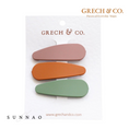 갤러리 뷰어로 이미지로드, <GRECH&CO.> MATTE HAIR CLIPS - FERN + SPICE + BURLWOOD-GRECH&CO.-SUNNAO