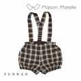Load image into Gallery viewer, <Maison marelle>Bloomer straps TERNES - Tartan(18M-4Y)-Maison marelle-SUNNAO