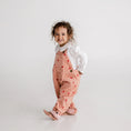 Gallery viewerに画像を読み込む, <Dotty dungaree> Heart Print Corduroy Dungarees(2-7Y)-Dotty dungaree-SUNNAO