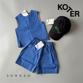 갤러리 뷰어로 이미지로드, <Studio Koter>CASS BOTTIN BACK DENIM VEST(1-7Y)-Studio Koter-SUNNAO