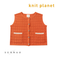 Gallery viewerに画像を読み込む, <Knit planet>CHECKBOARD TOP(2-8Y)-Knit planet-SUNNAO