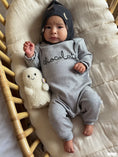 Load image into Gallery viewer, <Organic zoo> Charcoal Midnight Pixie Bonnet(0M-2Y)-Organic zoo-SUNNAO