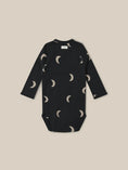 갤러리 뷰어로 이미지로드, <Organic zoo>Charcoal Midnight Wrap Bodysuit(0-12M)-Organic zoo-SUNNAO
