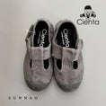 갤러리 뷰어로 이미지로드, <Cienta>T strap black sole shoes - GRAY 77777