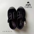 갤러리 뷰어로 이미지로드, <Cienta>Velour T-strap shoes - NEGRO 977075