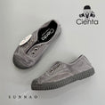 갤러리 뷰어로 이미지로드, <Cienta>Deck shoes black sole - GRAY N70777