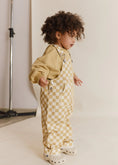 Load image into Gallery viewer, <Claude&Co>Cecile Ochre Check Dungaree(1-5Y)-Claude & Co-SUNNAO