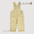 Load image into Gallery viewer, <Claude&Co>Cecile Ochre Check Dungaree(1-5Y)-Claude & Co-SUNNAO