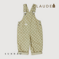 Load image into Gallery viewer, <Claude&Co>Cecile Olive Check Dungaree(6M-5Y)-Claude & Co-SUNNAO