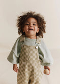 Load image into Gallery viewer, <Claude&Co>Cecile Olive Check Dungaree(6M-5Y)-Claude & Co-SUNNAO