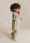 Load image into Gallery viewer, <Claude&Co>Cecile Olive Check Dungaree(6M-5Y)-Claude & Co-SUNNAO