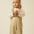 Load image into Gallery viewer, <Claude&Co>Cecile Olive Check Dungaree(6M-5Y)-Claude & Co-SUNNAO