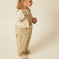 Load image into Gallery viewer, <Claude&Co>Cecile Olive Check Dungaree(6M-5Y)-Claude & Co-SUNNAO