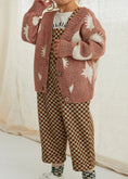 Load image into Gallery viewer, <Claude&Co> Checkerboard Dungaree - Brick (1-5Y)-Claude & Co-SUNNAO